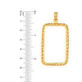 22K Gold Frame Pendant